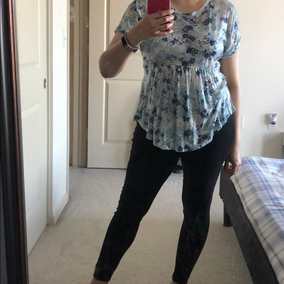 NWOT FOREVER21 babydoll peplum blouse top - Picture 6 of 6